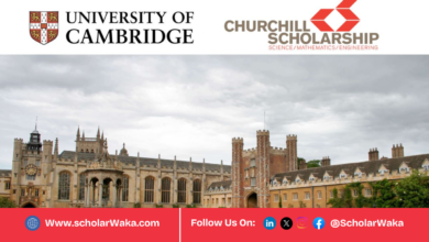 Churchill Cambridge Scholarship 2027 in UK | Fully Funded - ScholarWaka