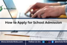 How to Apply for School Admission | Scholarship Guide - ScholarWaka