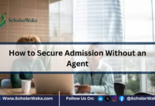How to Secure Admission Without an Agent | Scholarship Guide - ScholarWaka