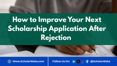 How to Improve Your Next Scholarship Application After Rejection | Easy Guide - ScholarWaka