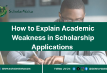 How to Explain Academic Weakness in Scholarship Applications | Scholarship Guide - ScholarWaka