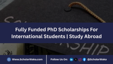 Fully Funded PhD Scholarships For International Students | Study Abroad - ScholarWaka