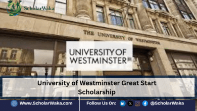 University of Westminster Great Start Scholarship in the UK | How to Apply - ScholarWaka