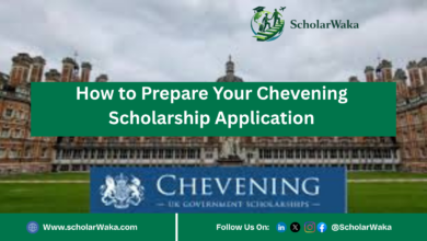 How to Prepare Your Chevening Scholarship Application | Scholarship Guide - ScholarWaka