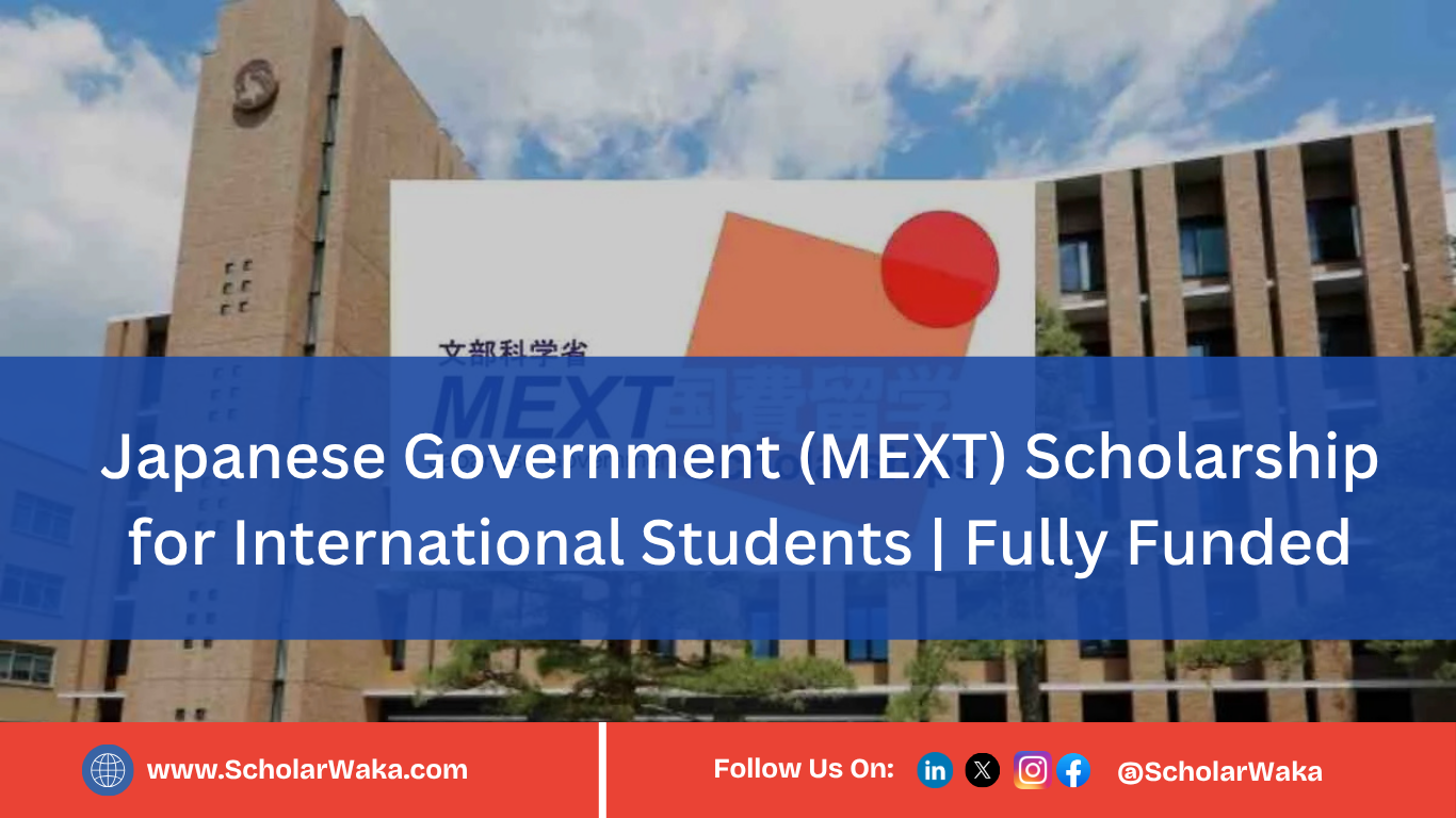 Japanese Government (MEXT) Scholarship 2026/2027 | Fully Funded ...