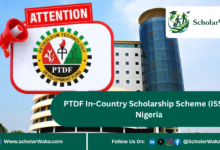 PTDF In-Country Scholarship Scheme (ISS) in Nigeria | Fully Funded - ScholarWaka