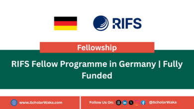 RIFS Fellow Programme in Germany | Fully Funded - ScholarWaka