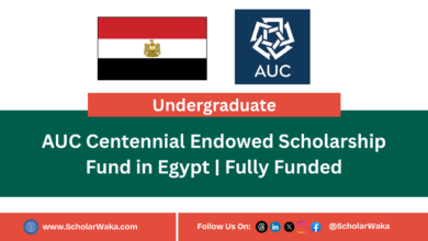 AUC Centennial Endowed Scholarship Fund in Egypt | Fully Funded - ScholarWaka