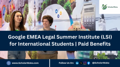 Google EMEA Legal Summer Institute (LSI) for International Students | Paid Benefits - ScholarWaka