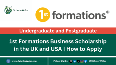 1st Formations Business Scholarship 2027 in the UK and USA | How to Apply - ScholarWaka