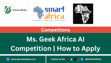 Ms. Geek Africa AI Competition | How to Apply - ScholarWaka