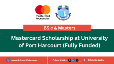 Mastercard Scholarship at University of Port Harcourt (Fully Funded) - ScholarWaka