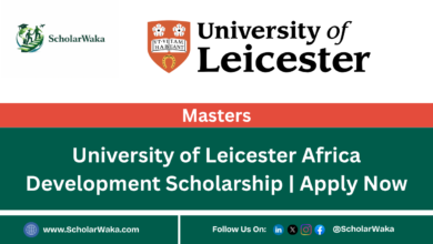 University of Leicester Africa Development Scholarship | Apply Now - ScholarWaka