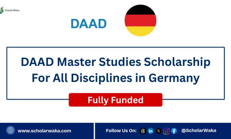 DAAD Master Studies Scholarship For All Disciplines in Germany | Fully Funded - ScholarWaka