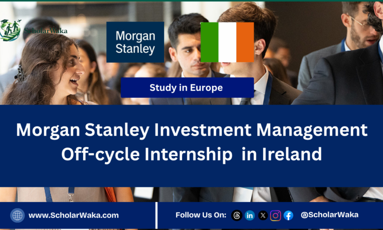Morgan Stanley Investment Management Off-cycle Internship in Ireland | How to Apply - ScholarWaka