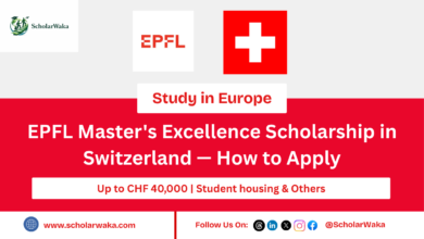 EPFL Master's Excellence Scholarship in Switzerland — How to Apply