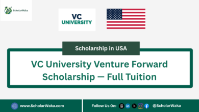 VC University Venture Forward Scholarship — Full Tuition - ScholarWaka