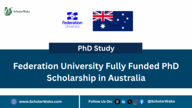Federation University Fully Funded PhD Scholarship in Australia - ScholarWaka