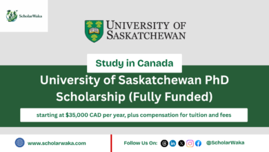 University of Saskatchewan PhD Scholarship (Fully Funded) - ScholarWaka