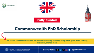 Commonwealth PhD Scholarship | Fully Funded - ScholarWaka