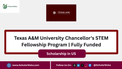 Texas A&M University Chancellor's STEM Fellowship Program 2027 | Fully Funded - ScholarWaka