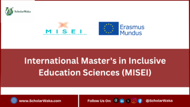 International Master's in Inclusive Education Sciences (MISEI) | How to Apply - ScholarWaka