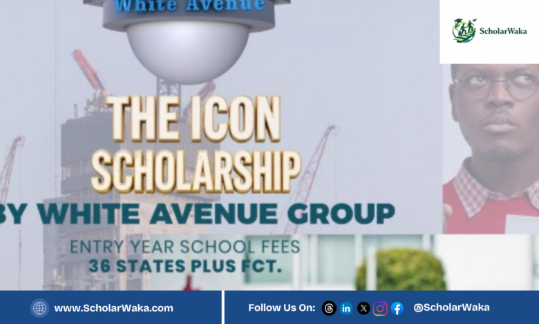 The Icon Scholarship by White Avenue Group | How to Apply - ScholarWaka