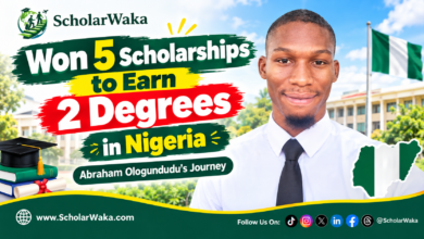 How Abraham Ologundudu Turned Setbacks Into a Fully Funded Education - ScholarWaka