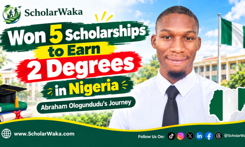 How Abraham Ologundudu Turned Setbacks Into a Fully Funded Education - ScholarWaka