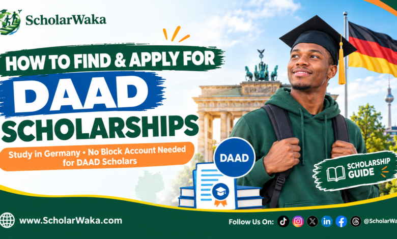 How to Find and Apply for DAAD Scholarships in Germany— No Block Account Needed - ScholarWaka