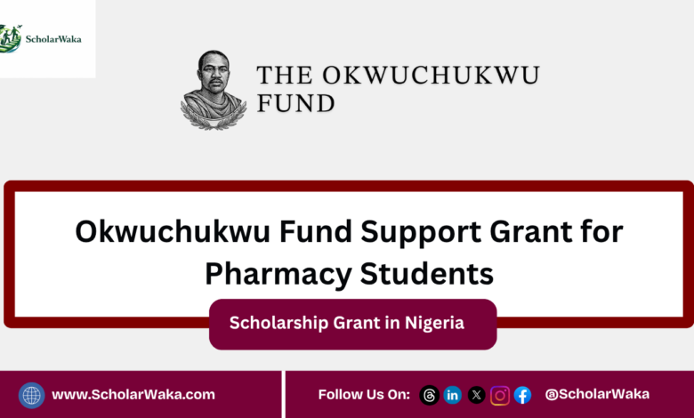 Okwuchukwu Fund Support Grant for Pharmacy Students - ScholarWaka