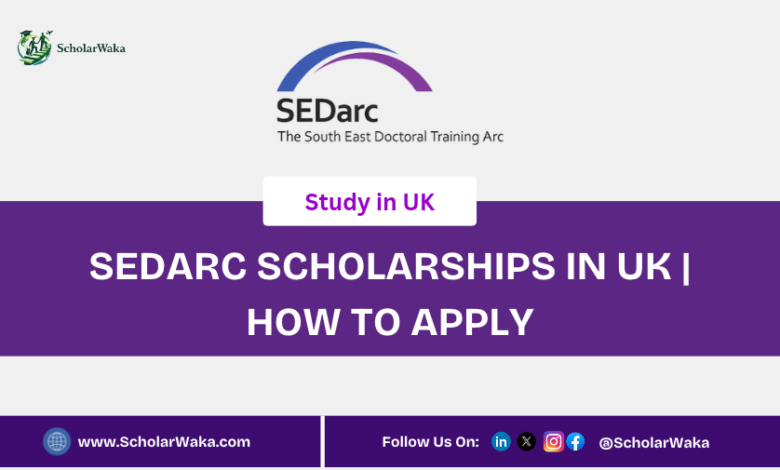 SEDarc Scholarships in UK 2027/2028 | How To Apply - ScholarWaka